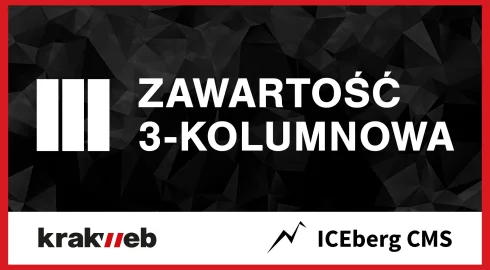 Przewaga zawartości trójkolumnowej nad jednokolumnową