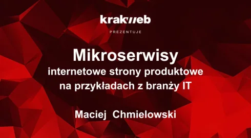 Mikroserwisy, strony www produktowe w branży IT