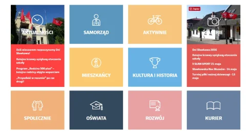 Strona miasta Sławkowa 