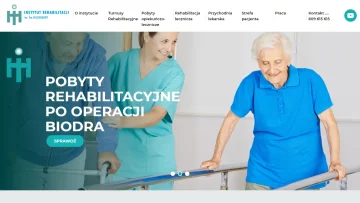 Strona internetowa dla Instytutu Rehabilitacji