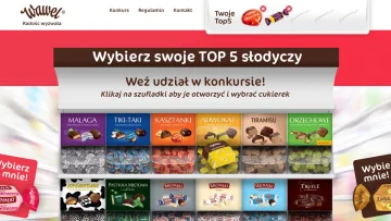 Konkurs dla wielbicieli słodyczy - TOP 5
