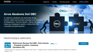 Mikroserwis  dla firmy Arrow -  Akademia Dell EMC 