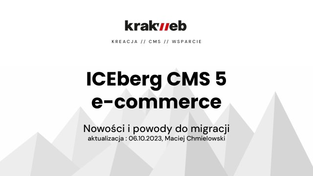 Migracja do ICEberg CMS 5 e-commerce